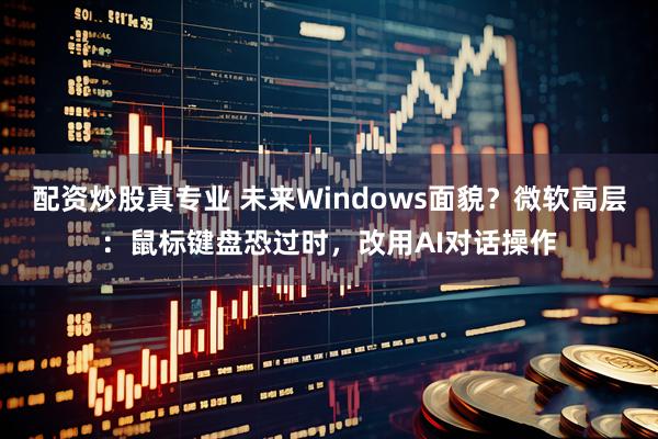 配资炒股真专业 未来Windows面貌？微软高层：鼠标键盘恐过时，改用AI对话操作