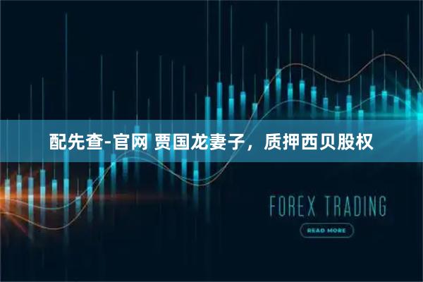 配先查-官网 贾国龙妻子，质押西贝股权